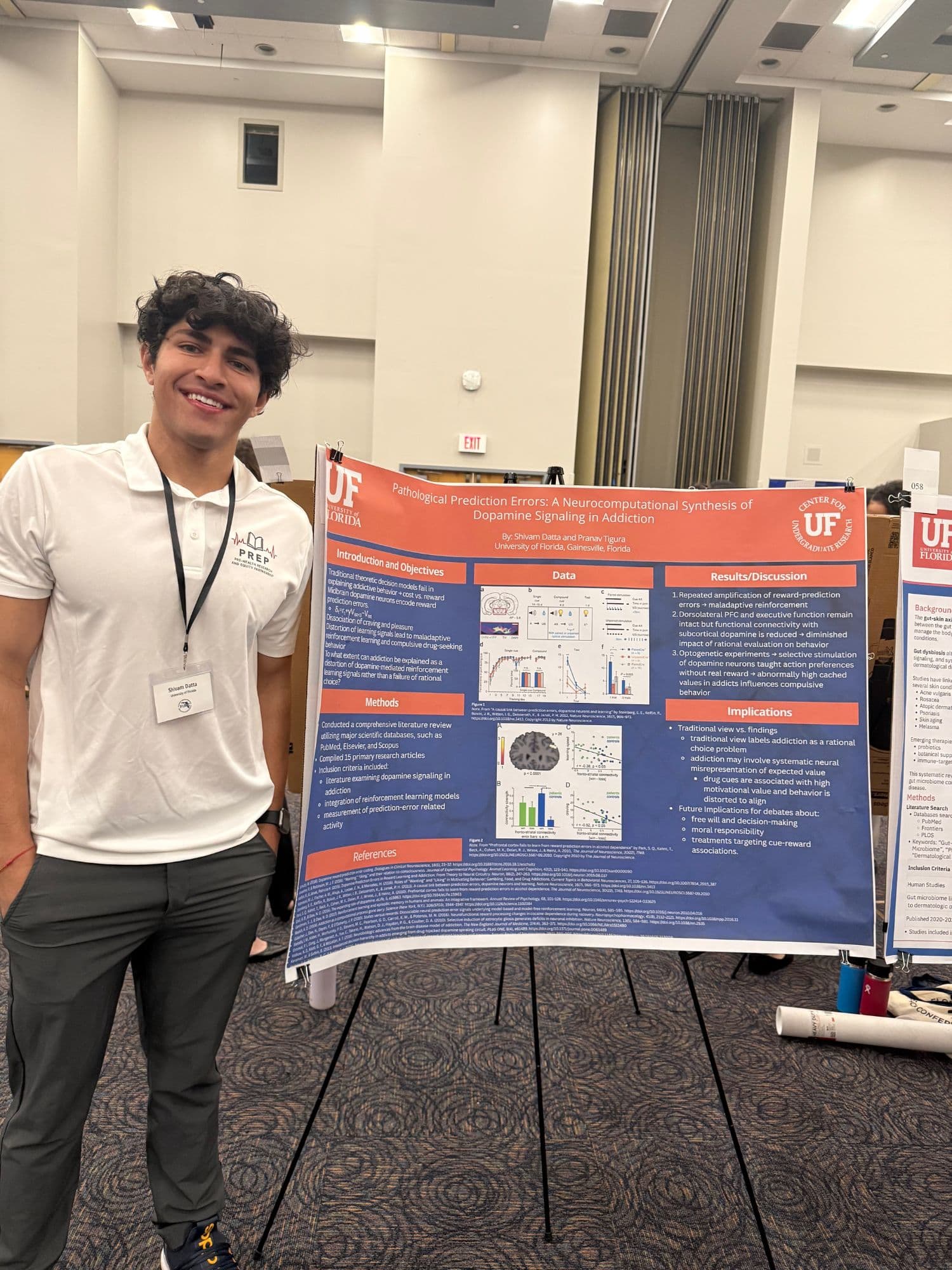PREP member presenting research poster at FURC 2026