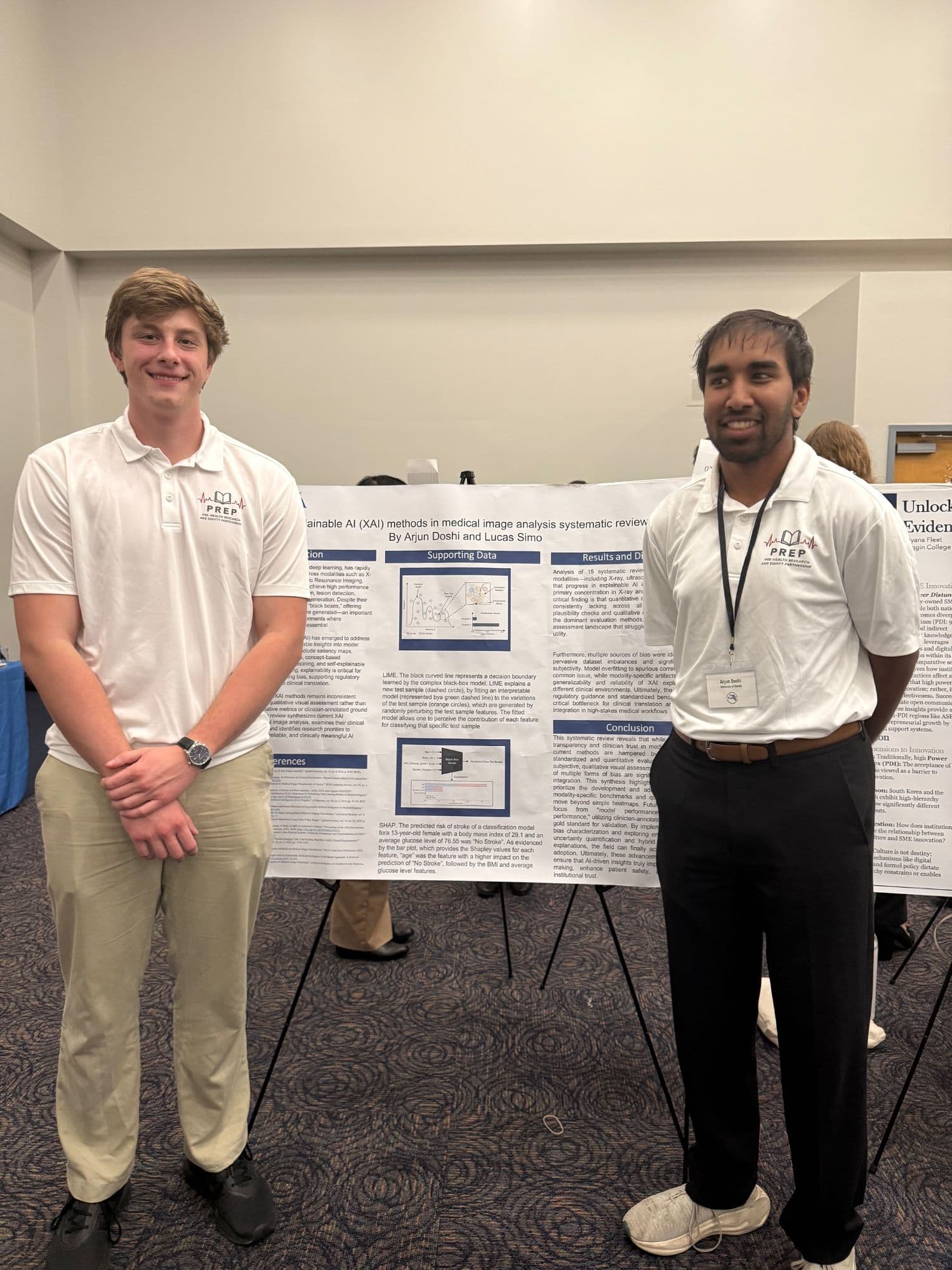 PREP members with research poster at FURC 2026