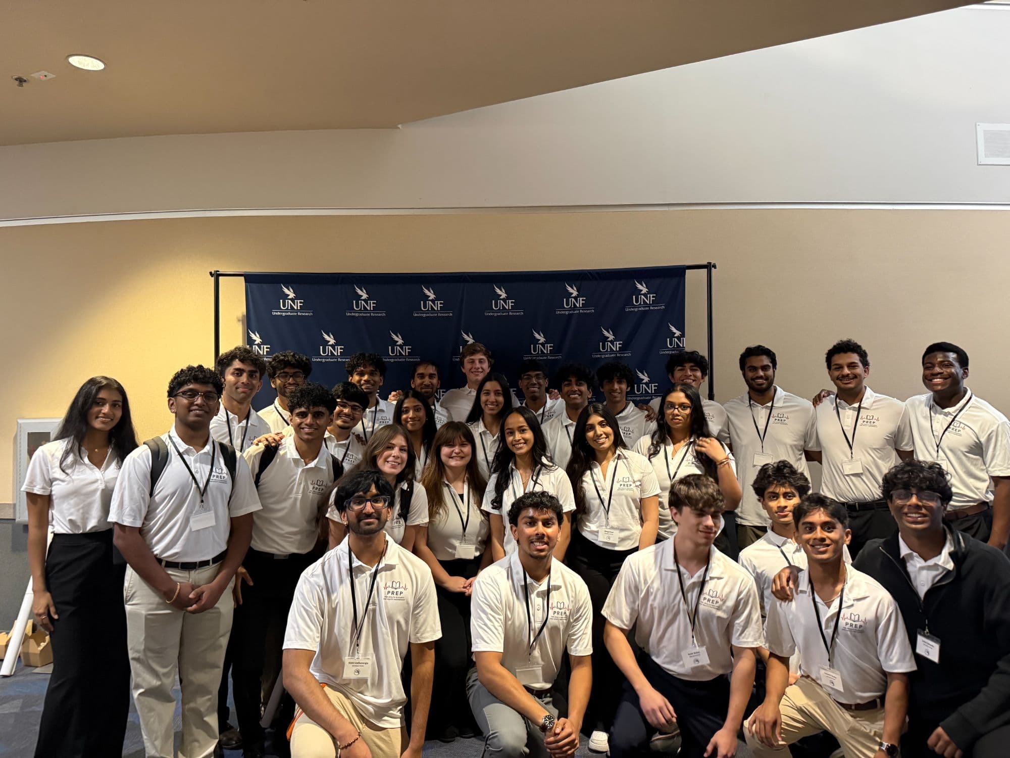 PREP team group photo at UNF for FURC 2026